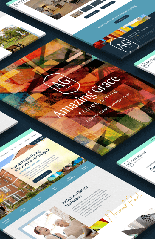 amazing grace senior living website pages