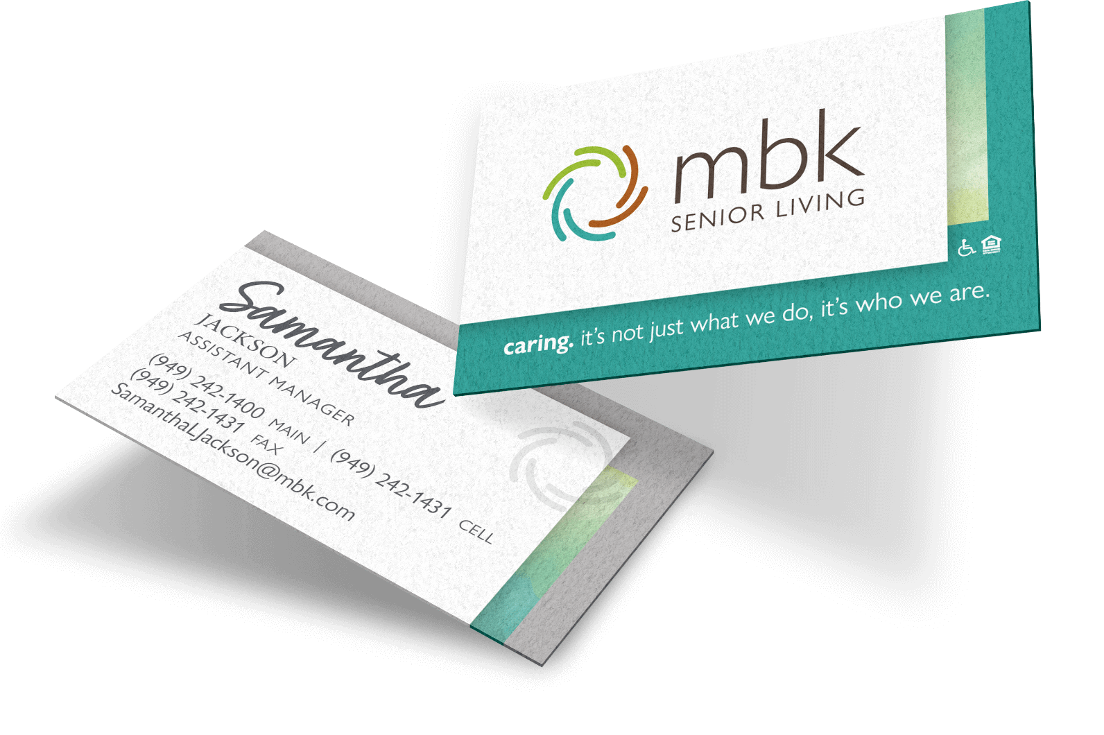 mbk senior living business cards