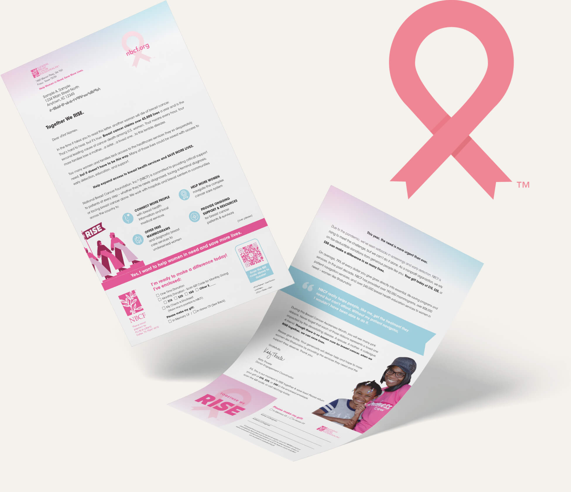 national breast cancer foundation printed materials